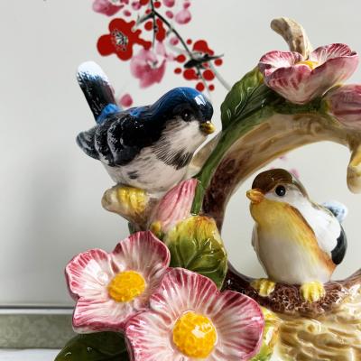 TƯỢNG ĐÔI CHIM BẰNG SỨ - QUÀ TẶNG CAO CẤP